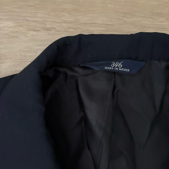 Brooks Brothers 346 Blazer 45L Navy Blue Wool Gold Buttons Sport Jacket - Picture 4 of 9
